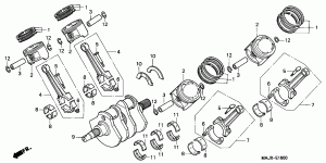 Crankshaft Pistons