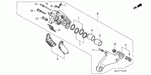 Brake Caliper Rear