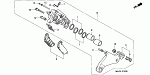 Brake Caliper Rear