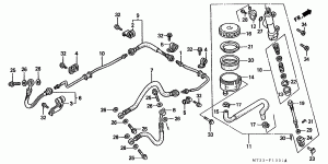 Brake Master Cylinder Rear