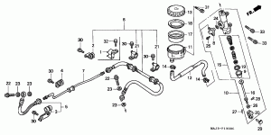 Brake Master Cylinder Rear