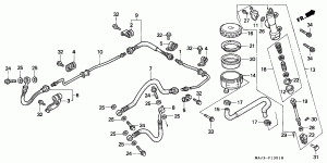 Brake Master Cylinder Rear