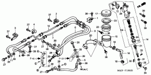 Brake Master Cylinder Rear