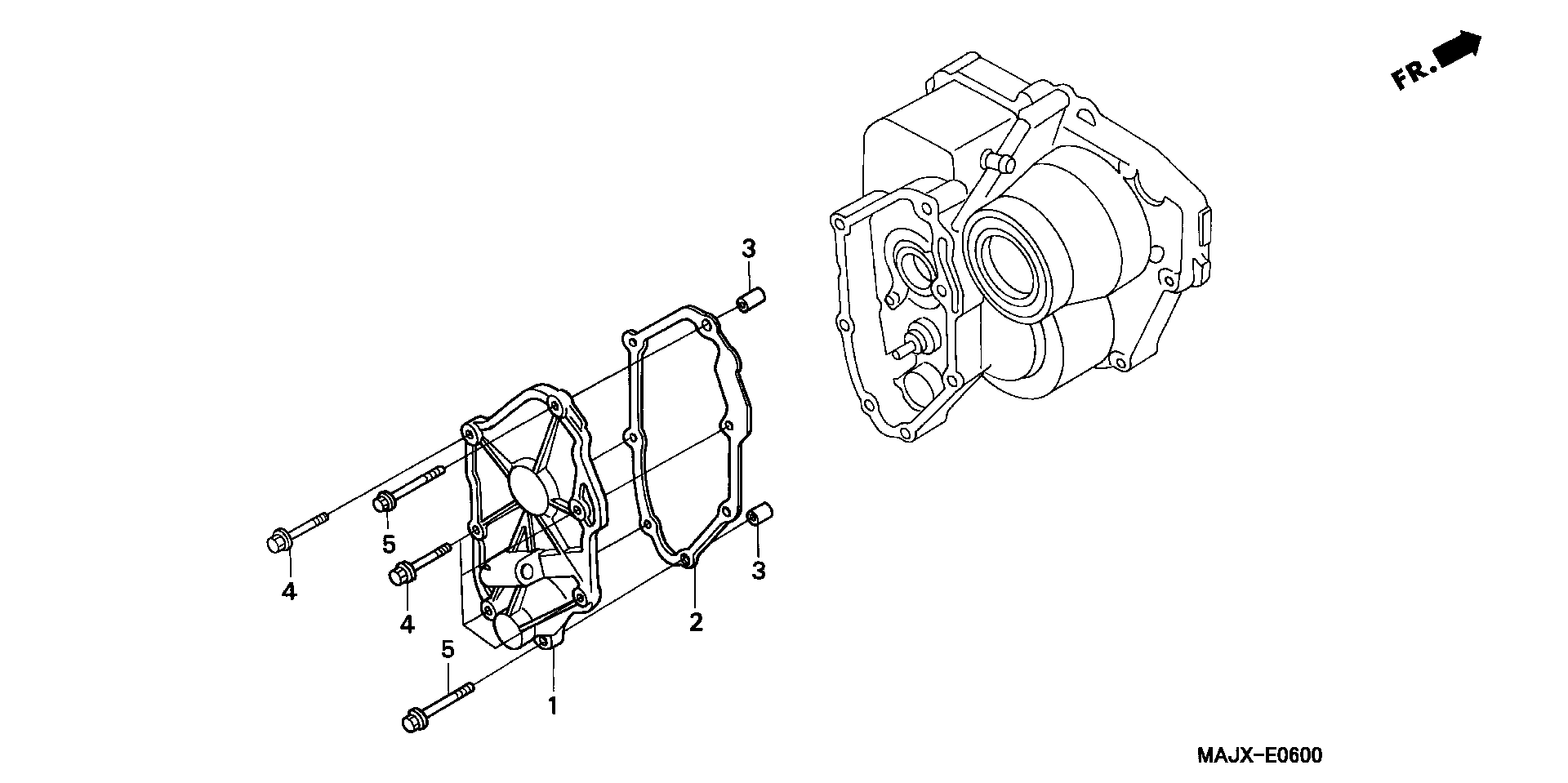 Parts fiche Shift Cover ST1100