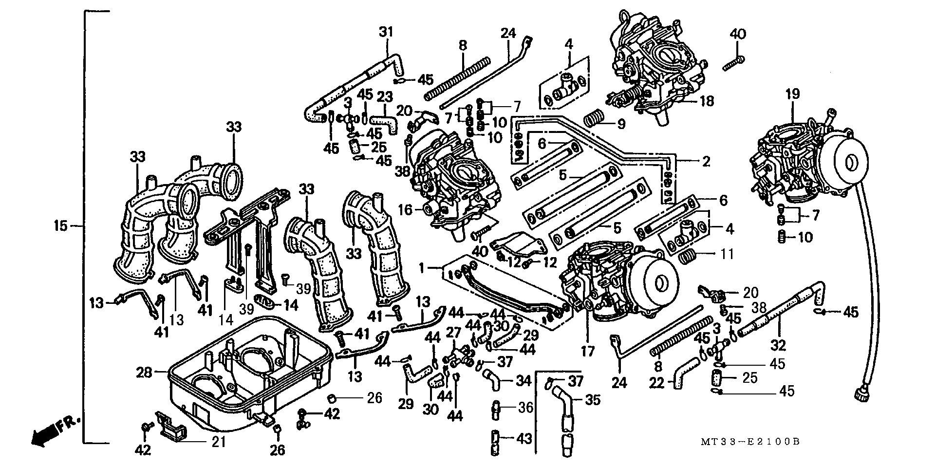 Parts fiche Carburettors ST1100