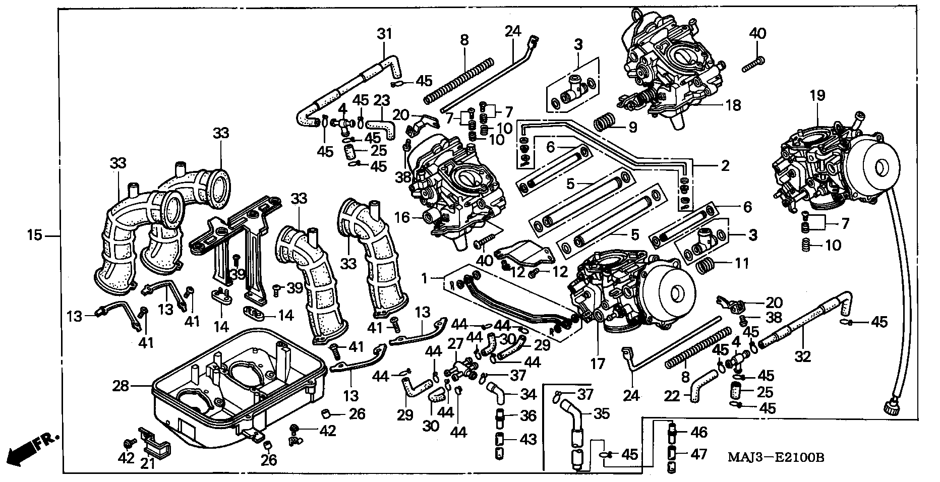 Parts fiche Carburettors ST1100