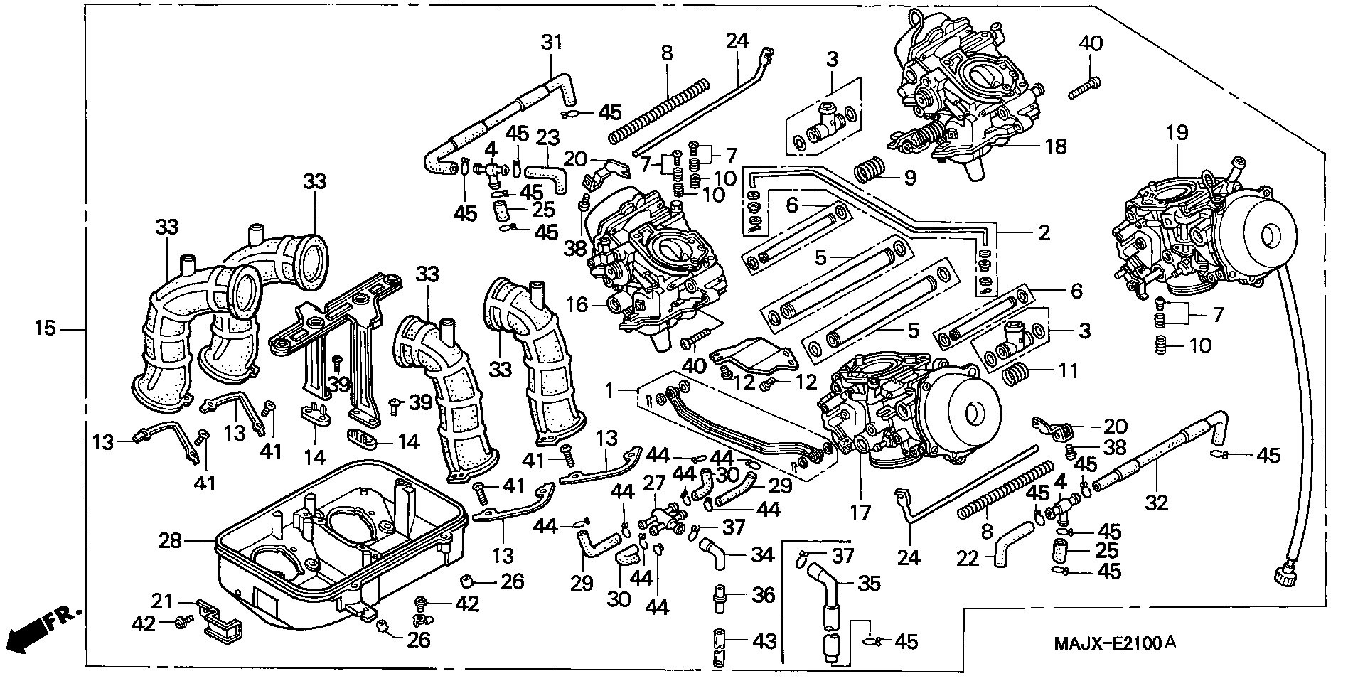 Parts fiche Carburettors ST1100