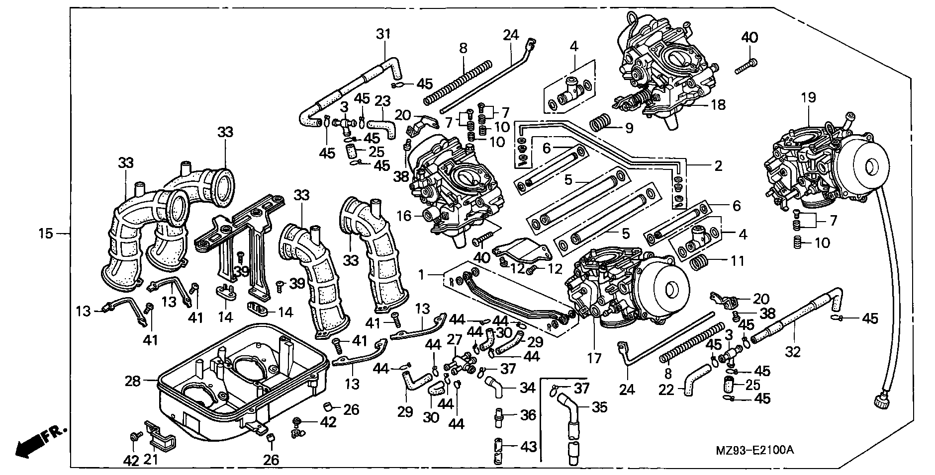 Parts fiche Carburettors ST1100