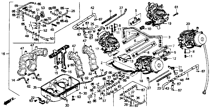 Parts fiche Carburetor ST1100