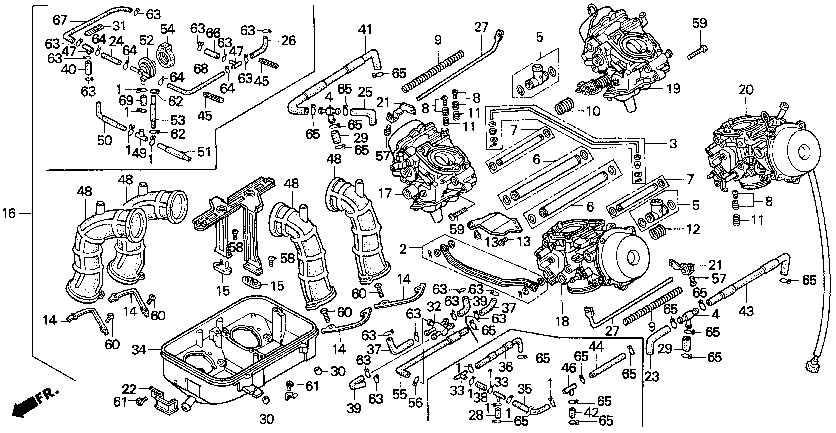 Parts fiche Carburetor ST1100