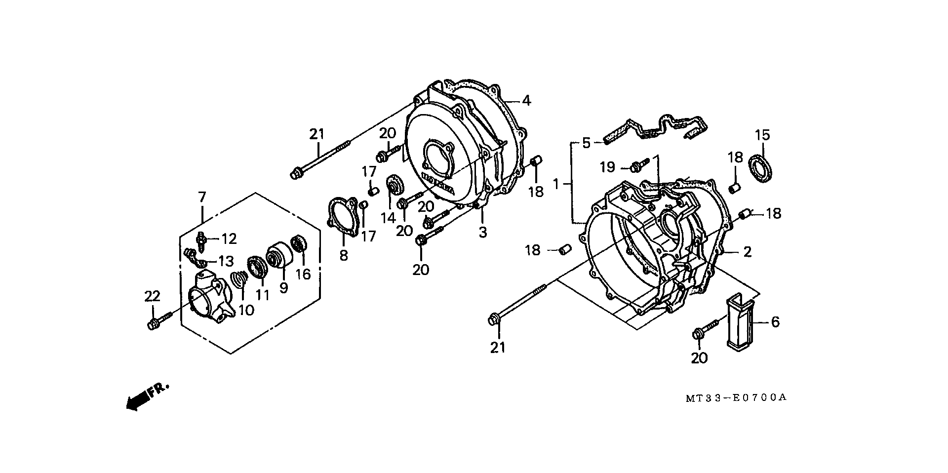 Parts fiche Clutch Cover ST1100