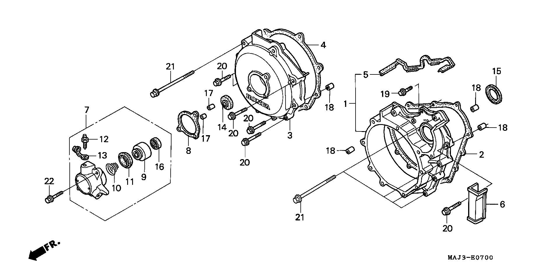 Parts fiche Clutch Cover ST1100