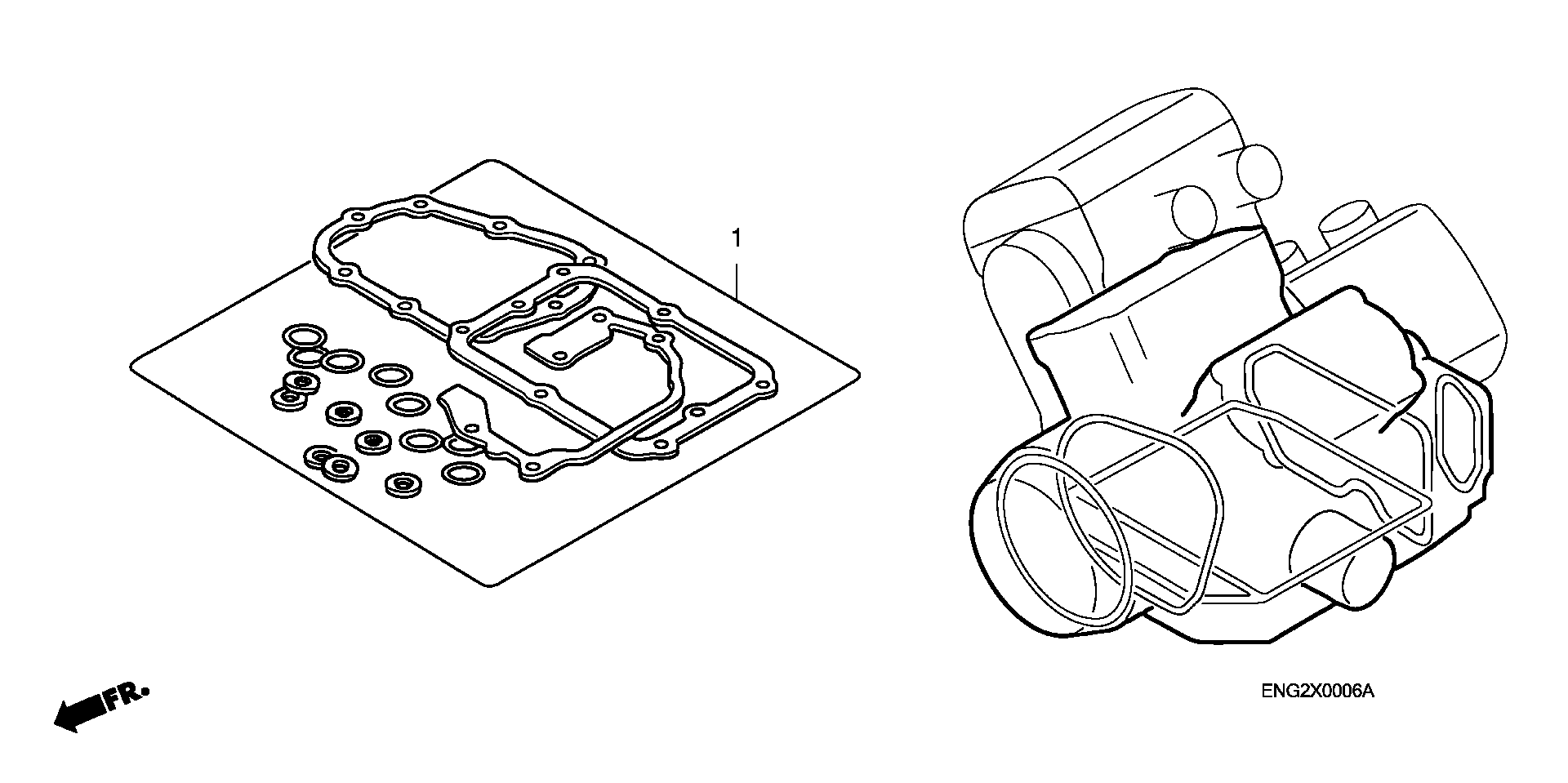 Parts fiche Gasket Kit B ST1100