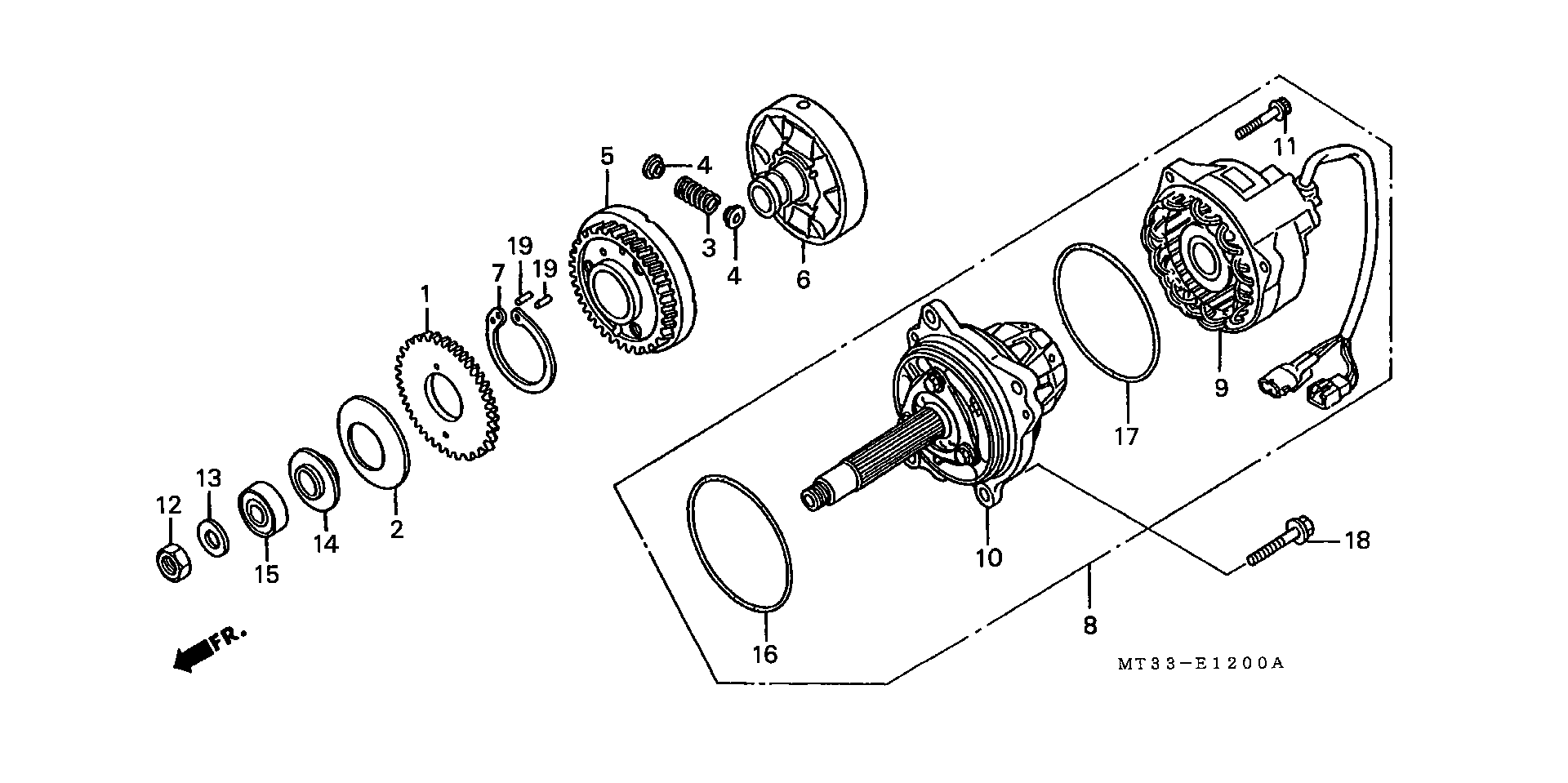 Parts fiche Generator ST1100