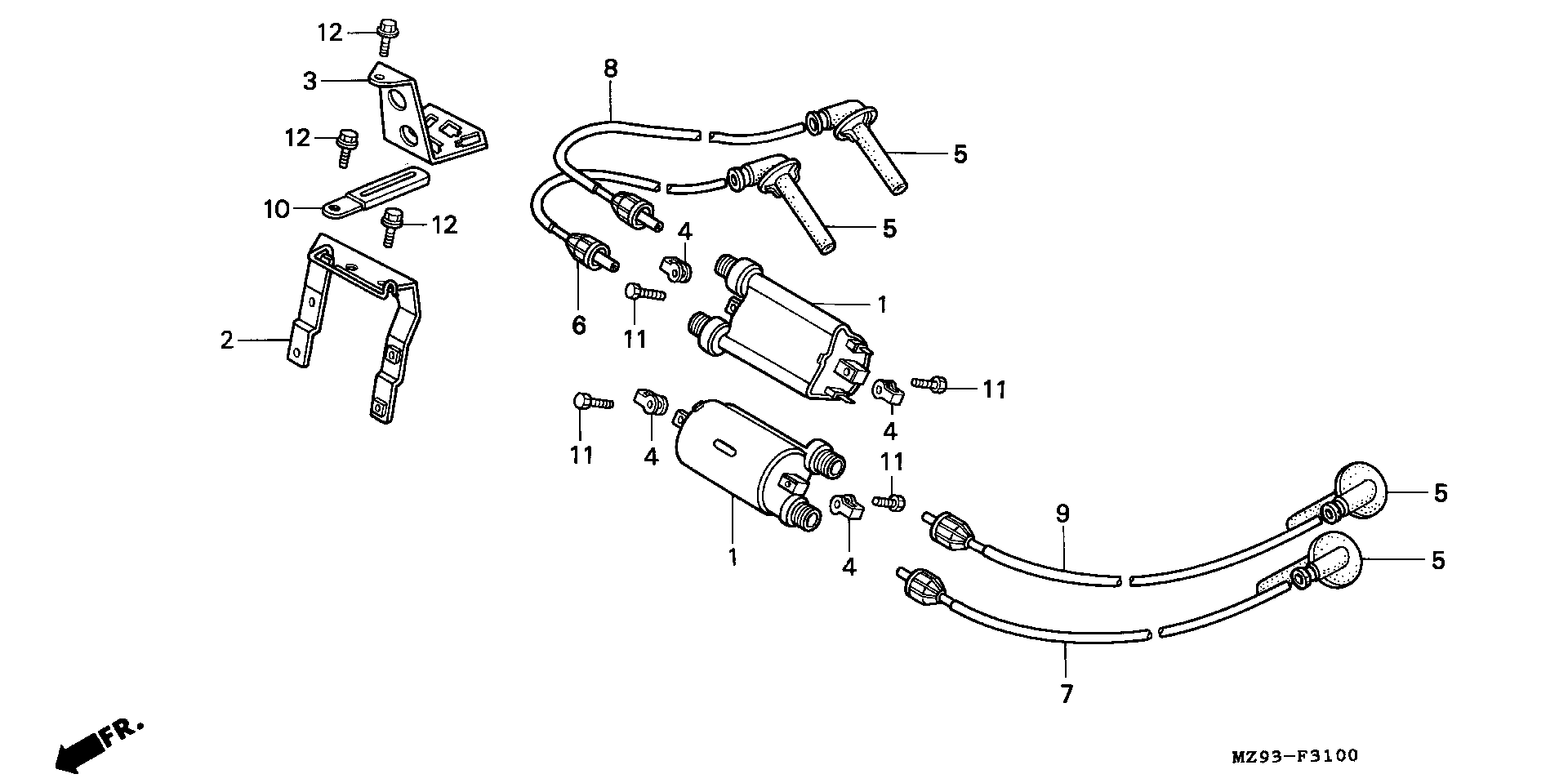 Parts fiche Ignition Coil ST1100