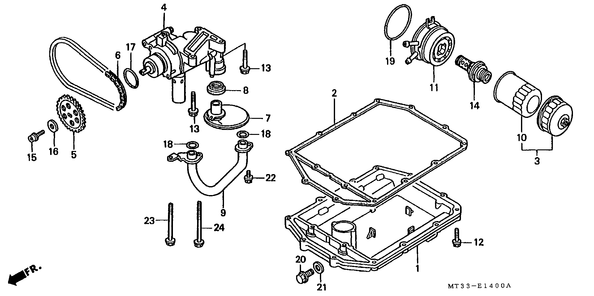 Parts fiche Oil Pump ST1100
