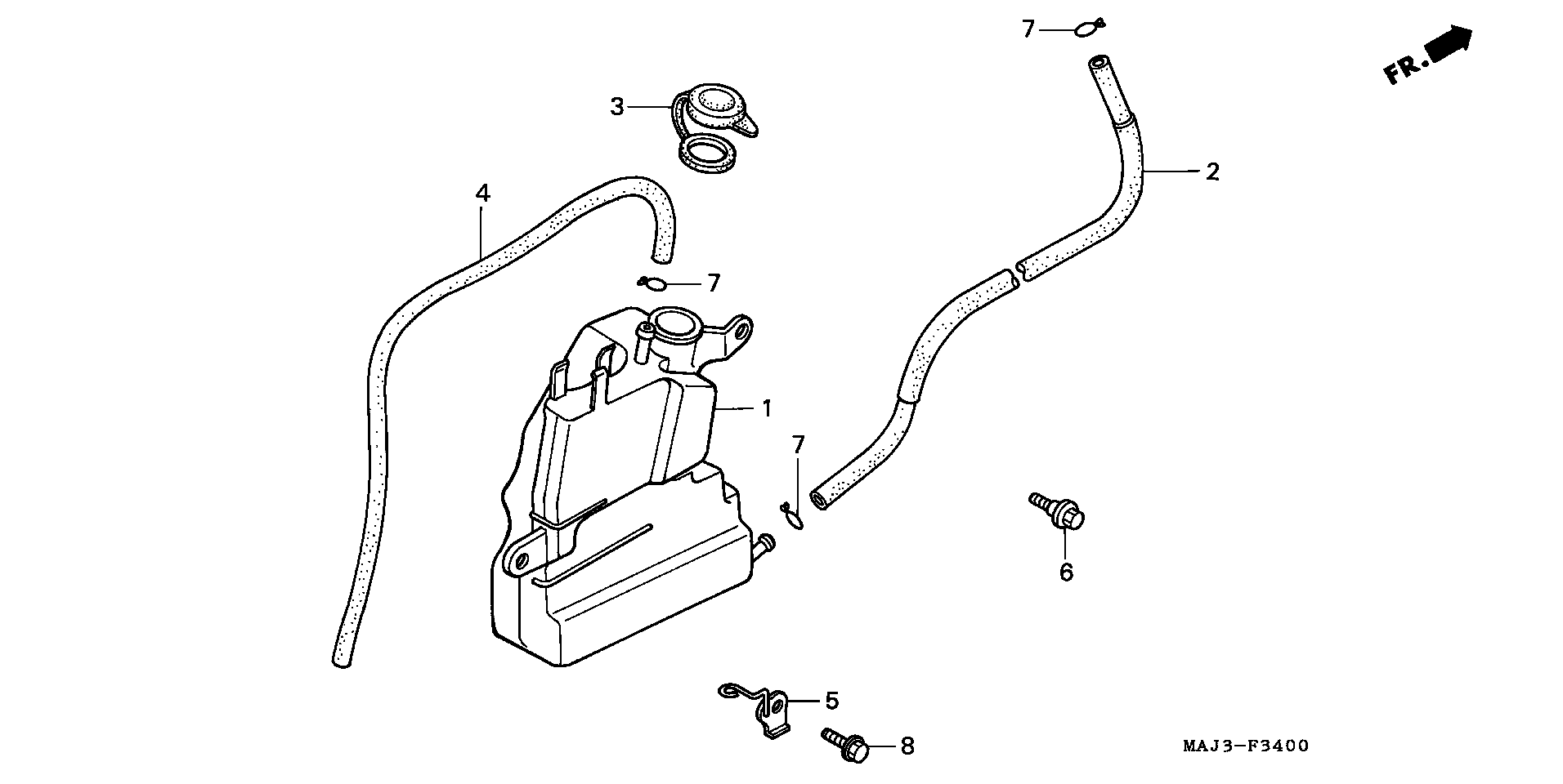 Parts fiche Reserve Tank ST1100