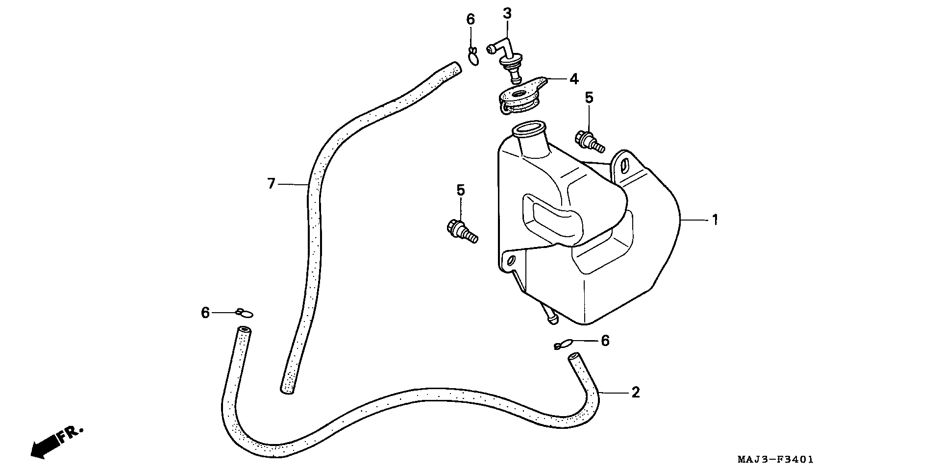 Parts fiche Reserve Tank ST1100