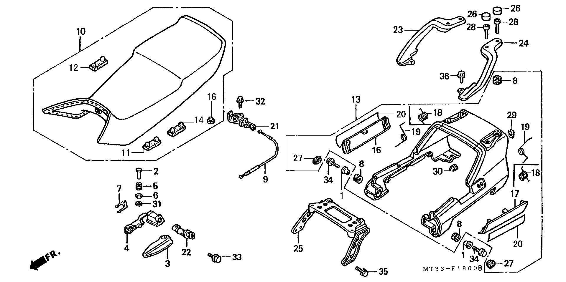 Parts fiche Seat ST1100