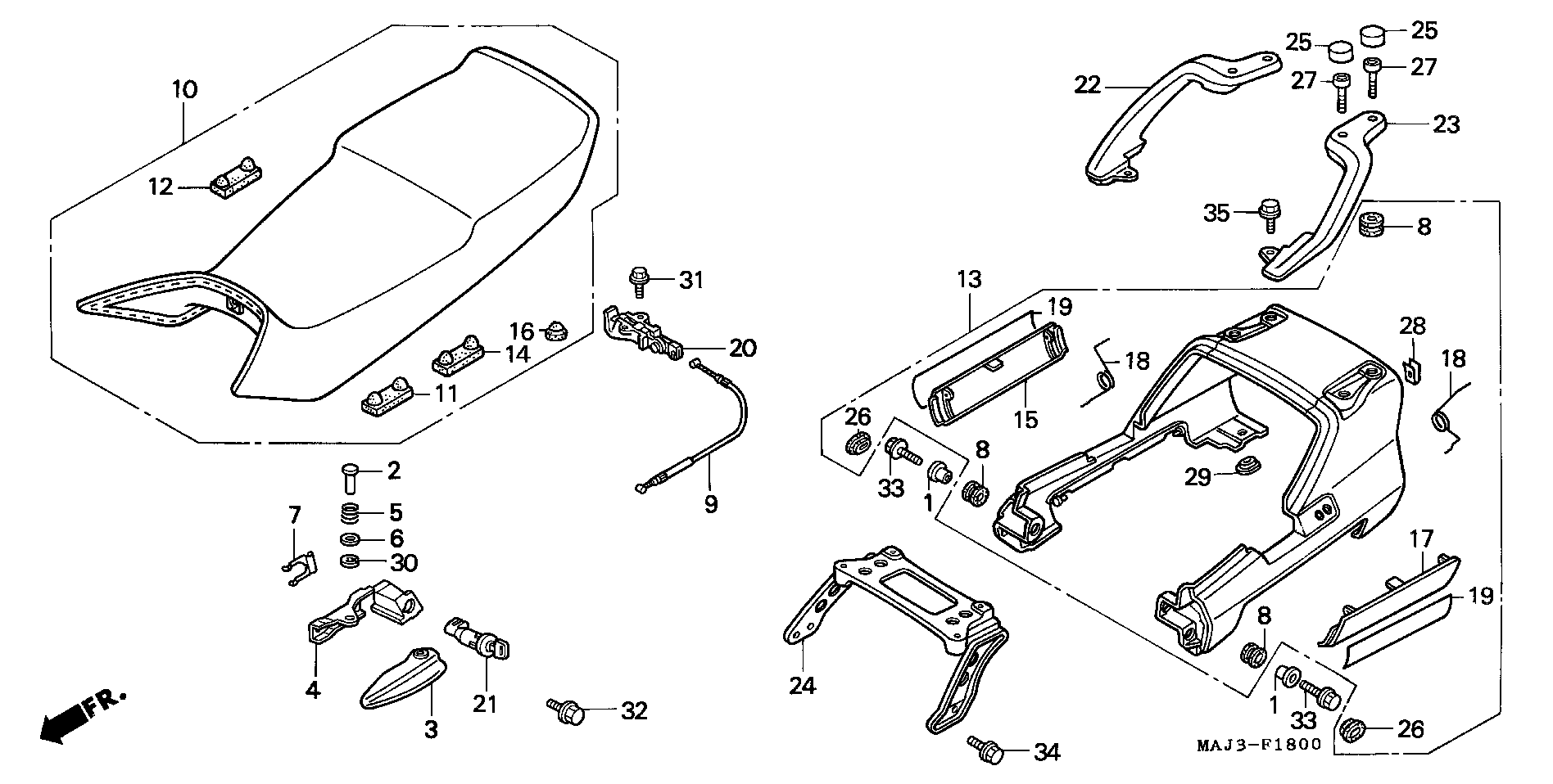 Parts fiche Seat ST1100