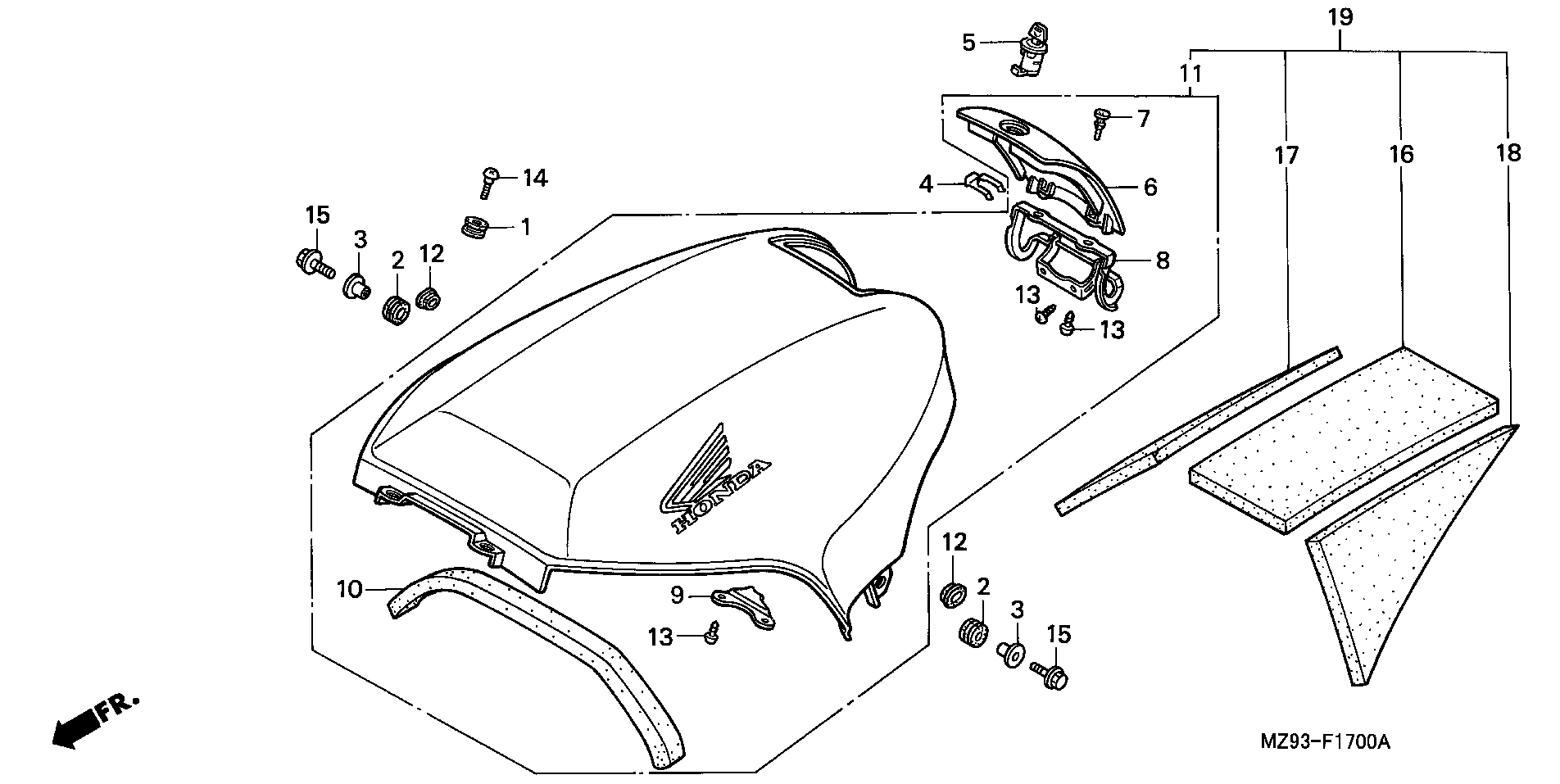 Parts fiche Shelter ST1100