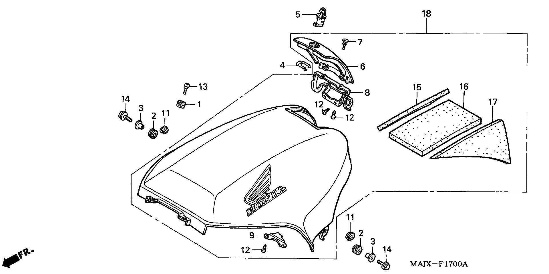 Parts fiche Shelter ST1100