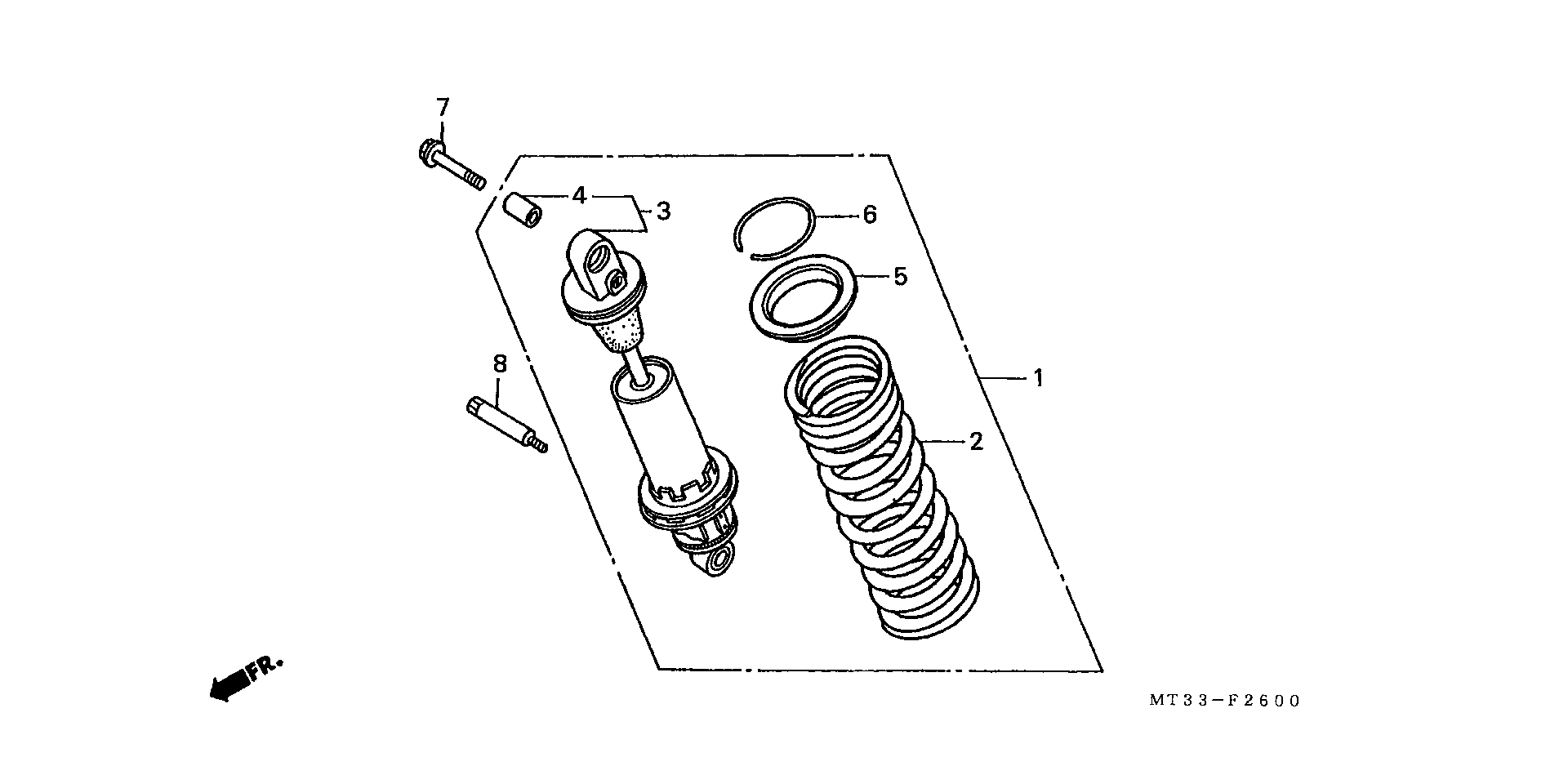 Parts fiche Shock Absorber ST1100