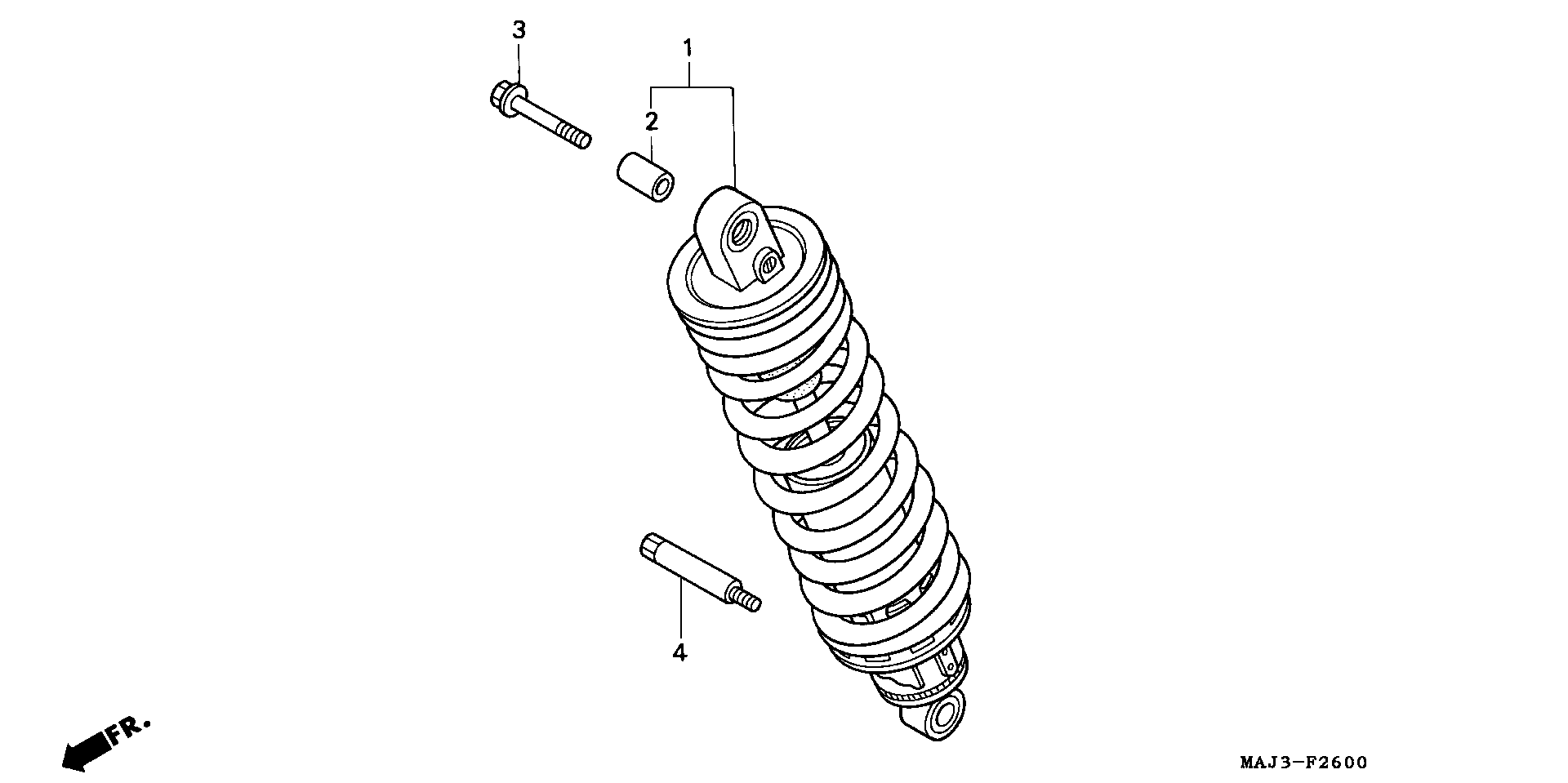 Parts fiche Shock Absorber ST1100