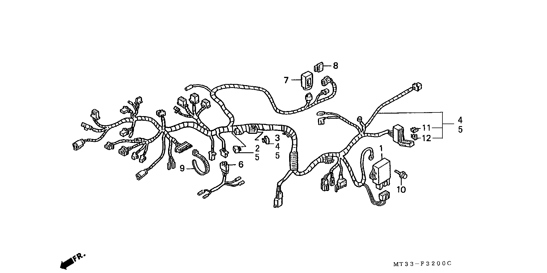 Parts fiche Wiring Harness ST1100